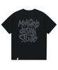 MAHAGRID Slash Logo Tee Black(Mg2Fmmt527A)