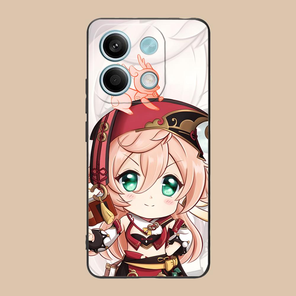 Game GI Yanfei Matte TPU Mobile Phone Case for Xiaomi 15 14 13 12 Mi 11 T Ultra Lite Pro S X 5G Colorful Printing Cover