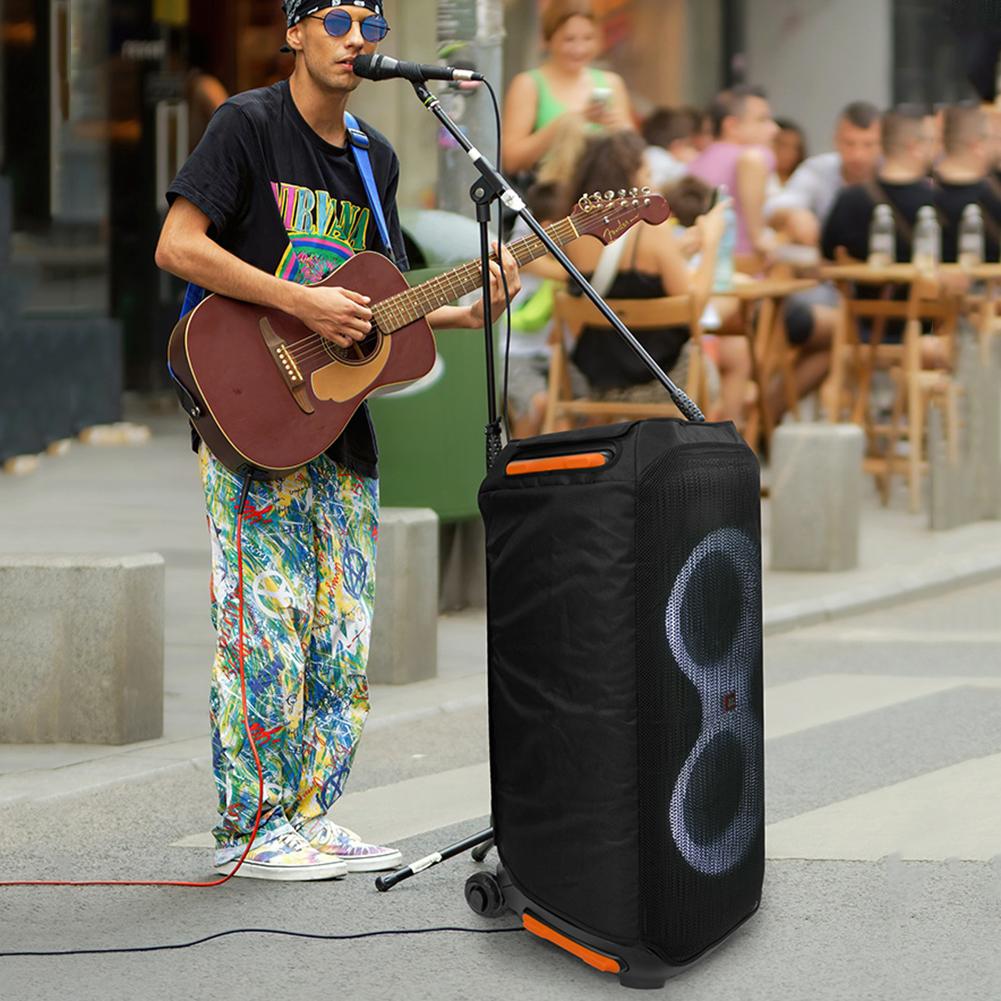 Husă de praf pentru difuzor portabil cu închidere cu fermoar, Husă de praf pentru difuzor de petrecere, Husă de protecție pliabilă din plasă pentru difuzor, pentru JBL Party Box 710