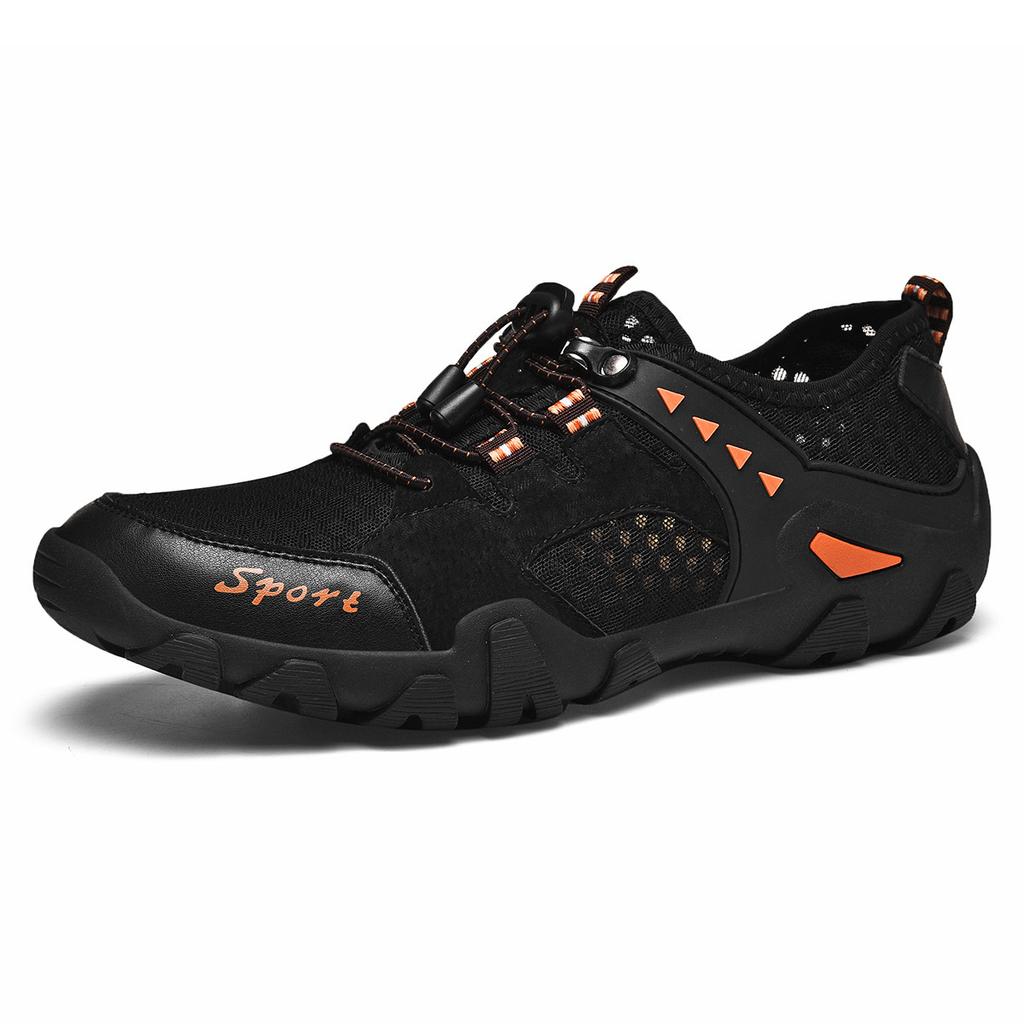 Large size summer net mountaineering men's shoes outdoor sports mesh breathable leisure outdoor travel shoes 2021 new