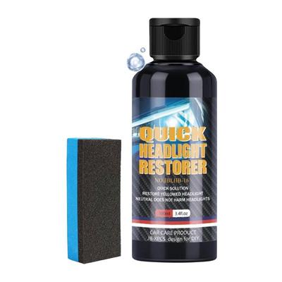 Pentru a consulta descrierea Lichid de îndepărtare a îngălbenirii farurilor Lichid de lustruire a farurilor 100ml Lustruitor Cleaner Reparare Far Auto
