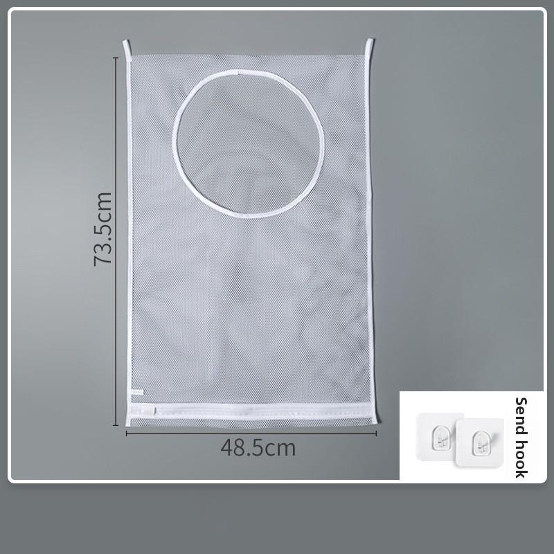 

The Bathroom Clothing Storage Device: A Wall-mounted Bag for Storing Dirty Clothes and Socks for Bathroom Laundry and Change. 73.5*48.5