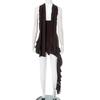 European Off-Shoulder Asymmetrical Ruffle Dress - Women’s Summer Solid Color Bandeau Style