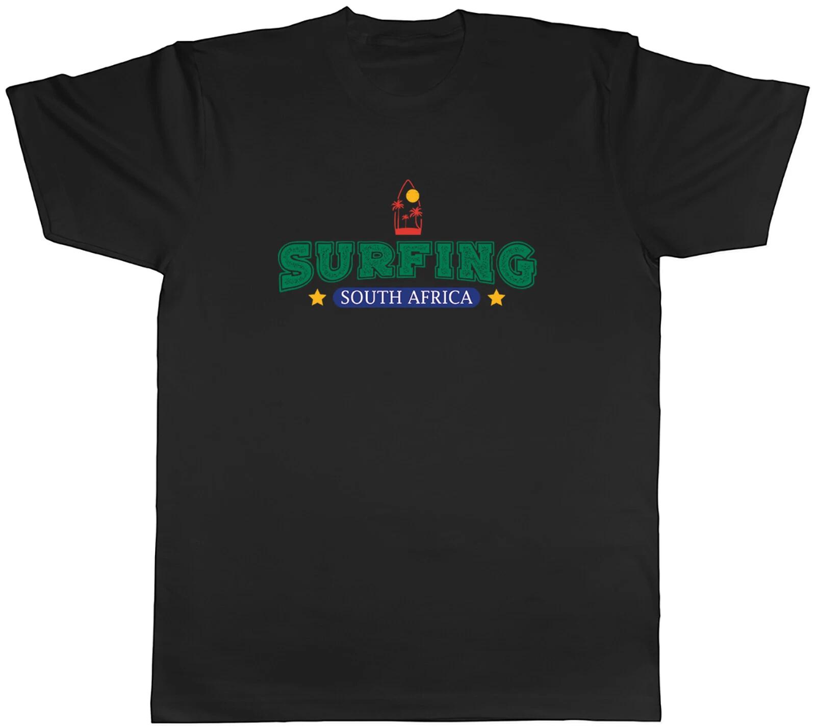 South Africa Surfing Fans Mens T-Shirt Surf Surfer Supporters Tee Gift XL