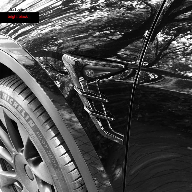Car Accessories for Tesla Model 3 /Y  Camera Flanks Car Side Wing Panel Cover Spoiler Dust Cover Decoration