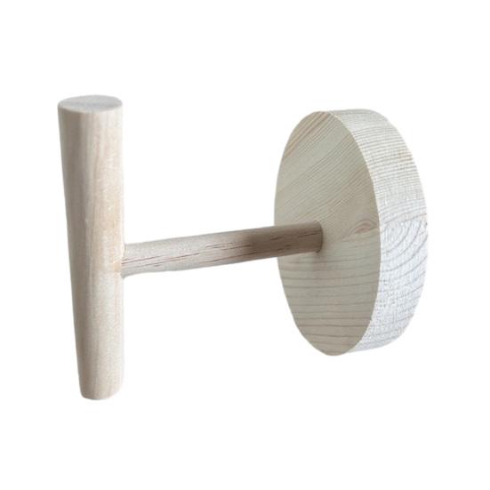 Yousheng Bird Perch Stand for Small Birds Tabletop Wooden Parrot Perch with Round Base Training Perch Rest Platform for Budgies Lovebirds Parakeets