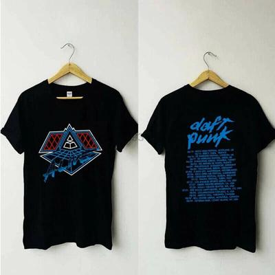 T-shirt vintage Daft Punk Alive 1997 Tour ristampa taglia S - 5XL