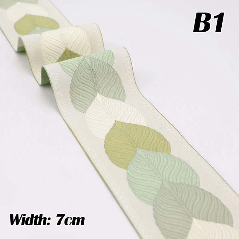 3M Chinese Retro Webbing Embroidery Lace Trim Edged 3cm/7cm Jacquard Ribbon For Diy Hanfu Clothes Curtain Decor Accessories