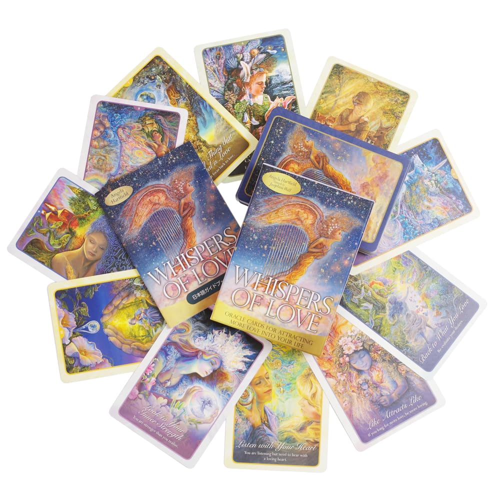 Japanese Whispers of Love Authentic Oracle 50 Fortune Whispers of Love Fortune Games [Includes Instructions] Cards, Cards, Telling, U.S. Systems, Inc.