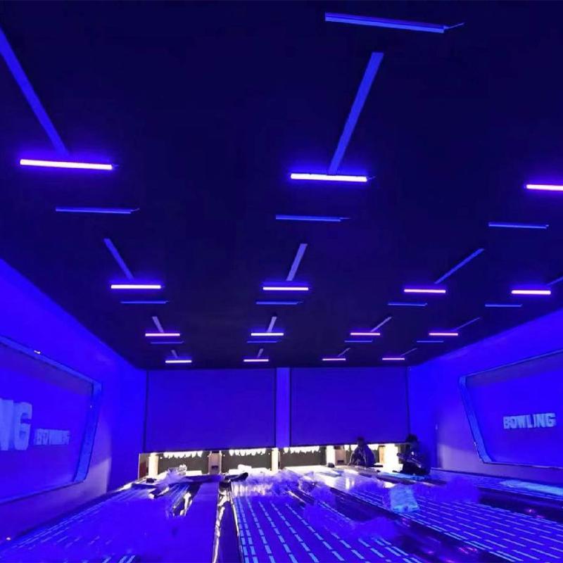 Portable LED UV Black Light Fixtures,DJ Equipment,11.8inch Black UV Light Bar 24 LED Strip Lights Party Club Stage Blacklight Halloween Home Decor