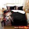Anime Bungo Stray Dogs Bedding Set Duvet Cover Sheet Printed Bed Set Pillowcase Bed Full Queen King Size Comforter Bedroom