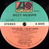 LP Record DIZZY GILLESPIE  Youre No. 1  In My Book PR861PROMO Atlantic 1984 Japan Jazz Used