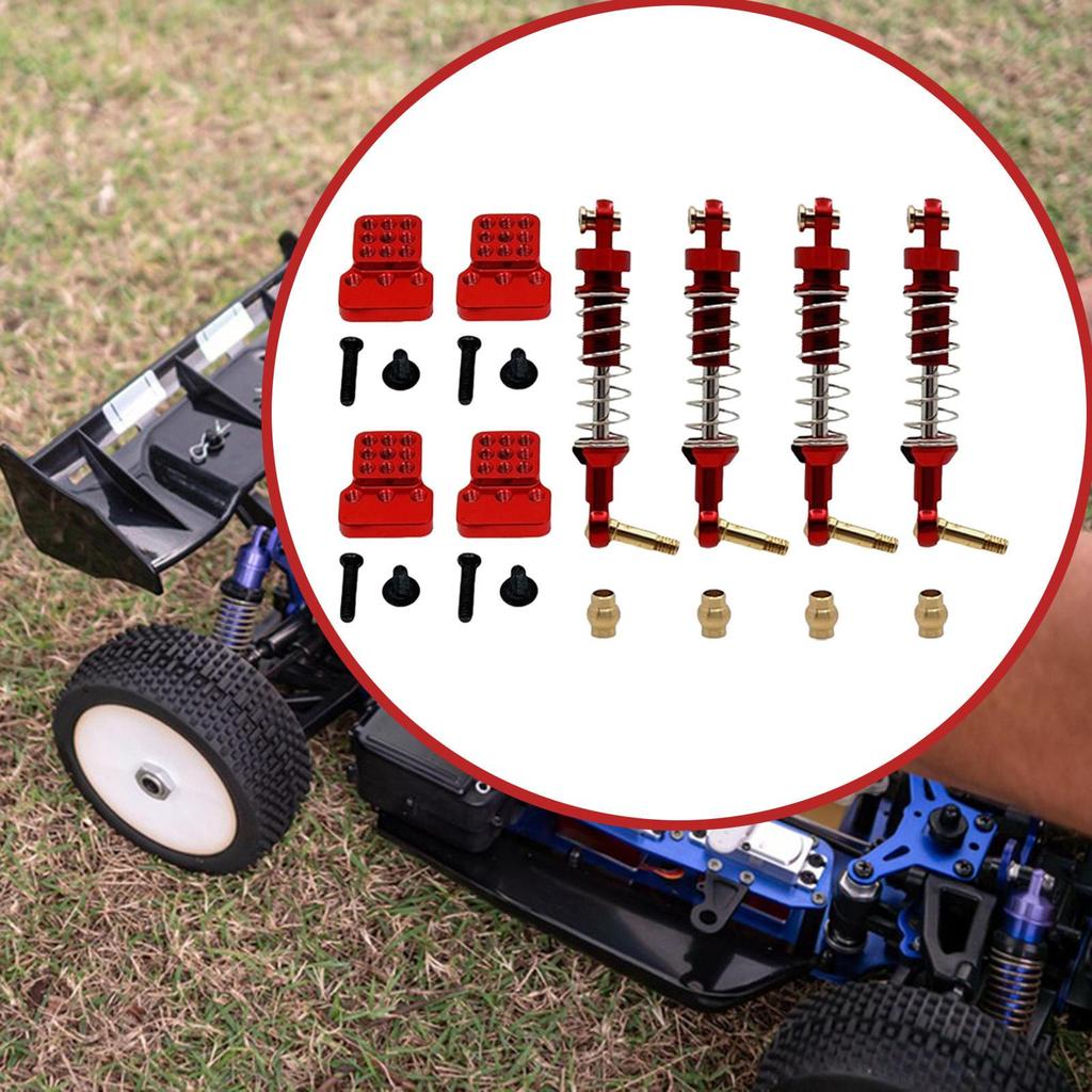 1/16 RC Car Shock Absorbers Spare Parts Aluminum with Mount Vehicle