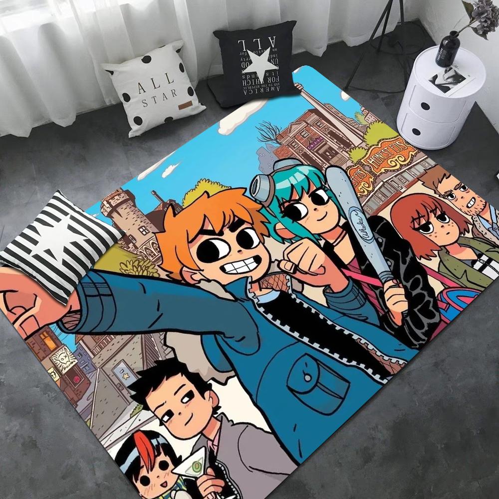 

Входной коврик Скотт Пилигрим Скандинавский стиль Домашний придверный коврик Коврики для ванной-туалета Коврик для декора спальни Отеля 40x60cm