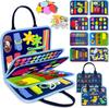 Montessori Early Education Quiet Book Hand Tear Velcro Cloth Book Baby Infant Puzzle Busy Edition Learning Board