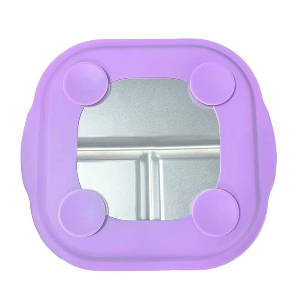 

with Silicone Sleeves Kids Plate with Suction Stainless Steel Dinnerware фіолетовий