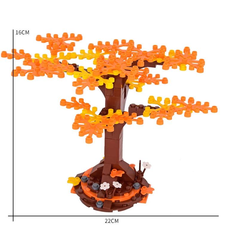 MOC Creative Expert Ideas City Plant Tree Arbor Forest Model Building Blocks DIY Assemble Bricks Toys for Children gifts