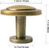 Pomelli per cassettiere vintage in bronzo, pomelli per armadietti antichi, pomelli per cucina, pomelli in metallo, pomelli in lega di zinco con viti di 3 dimensioni