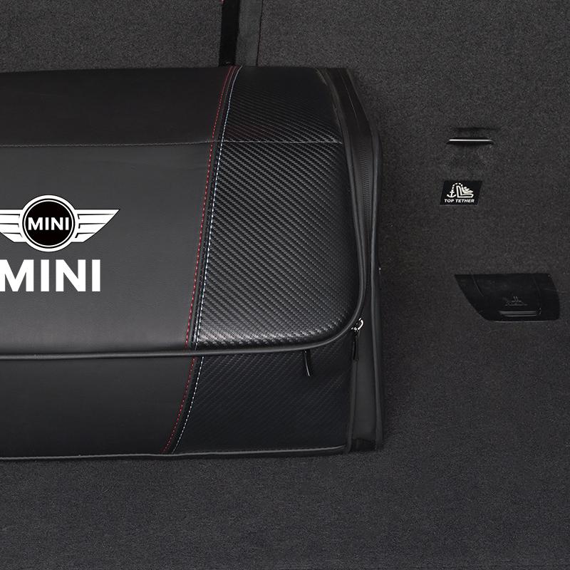 Car High-capacity Storage Bag Car Trunk Leather Organizing Box For MINI Cooper R56 F56 R50 JCW Cabrio Aceman Countryman Clubman