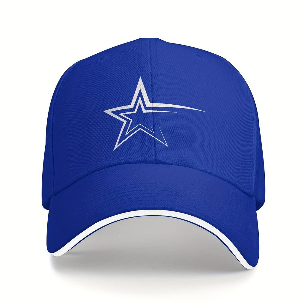 Pentagram Baseball Cap Adjustable Casual Sandwich Baseball Cap High Quality Truck Driver Cap Couple Ladies Street Style