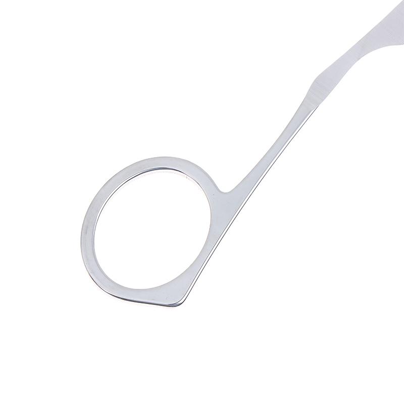 1 st Ögonbrynstrimmer med kammar Ögonbrynstrimmerkit Rostfritt stål Grooming Ögonbrynsformande saxverktyg