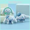 Figura de Cachorro Pudim Corgi de Jade com Tema de Verão Brinquedo de Patch Diy 7cm Material Pvc