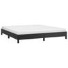 Bed Frame Black 160 X 200 Cm Artificial Leather