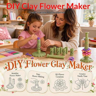 9 Shaping Sleeves Modular Clay Maker Diy Clay Flower Making Tool For Polymer & Modeling Clay Handmade Blooms