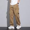 American Ice Silk Quick-drying Casual Pants Men's Design Sense Outdoor Function Wind Removable Zipper Splicing Tooling Pants