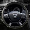 Pokrowiec na kierownicę ze skóry PU do samochodu Dacia Sandero Stepway Crossover do akcesoriów samochodowych Renault Sandero