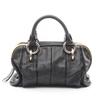 Used LIOBA Handbag Leather Black Used Women