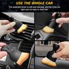 4 Stück Auto Innenraum Staubwischer Weiche Bürste Auto Waschen Werkzeug Tastatur Spalt Auto Staubbürste heraus Trend Reinigungsbürste