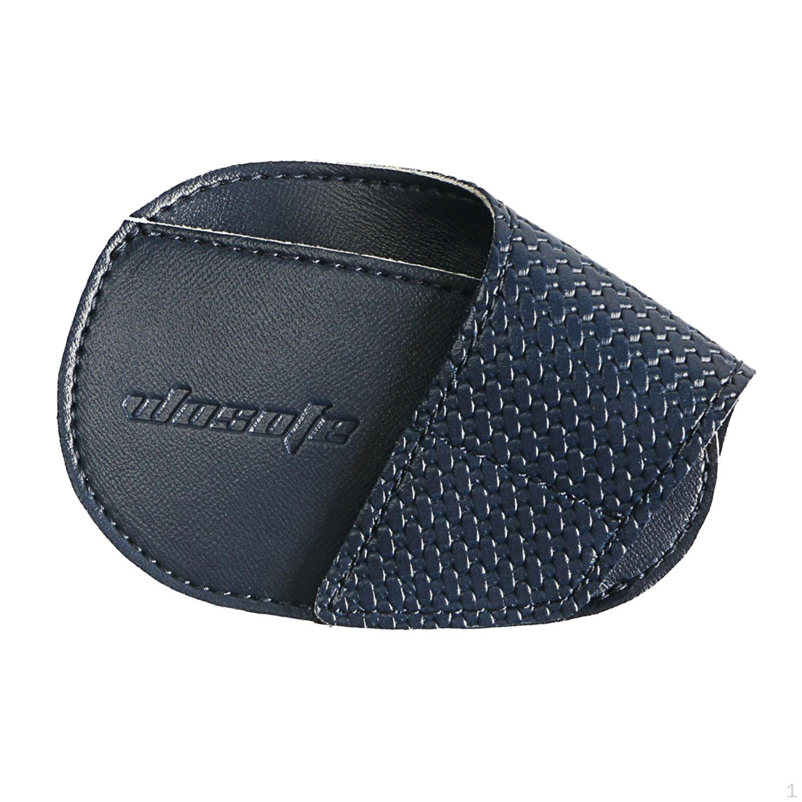 

Golf Club Iron Head Cover Covers 11.5cmx8cm Lightweight Fashion PU Leather Protective Case Deep Blue