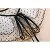 Polka Dots Falscher Kragen Schal Wrap Mädchen Floral Spitze Halskette Revers Bluse Tops Falsche Kragen Kleidrevers Abnehmbarer Kragen Schal