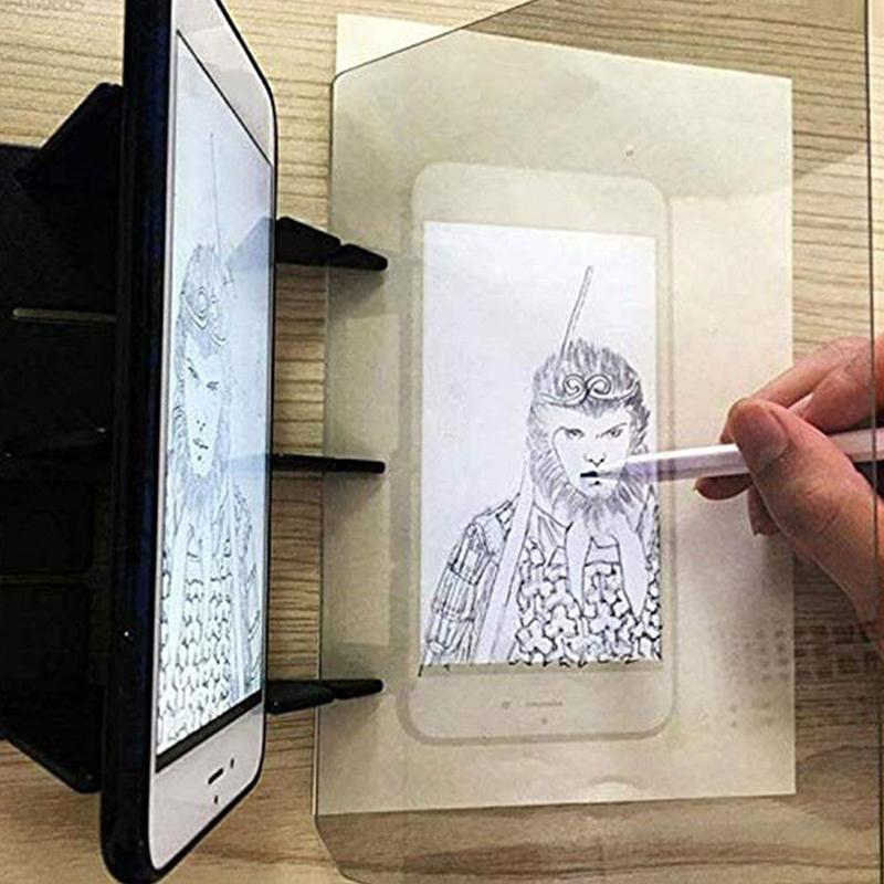 

Мастер эскизов Трассировка Чертежная доска Оптический проектор для рисования Живопись 13.5*20CM