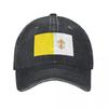 Vatican Flag Baseball Cap Golf Hat Unisex Foam Party Hat Luxury Unisex Hat Golf Wear Unisex Womens