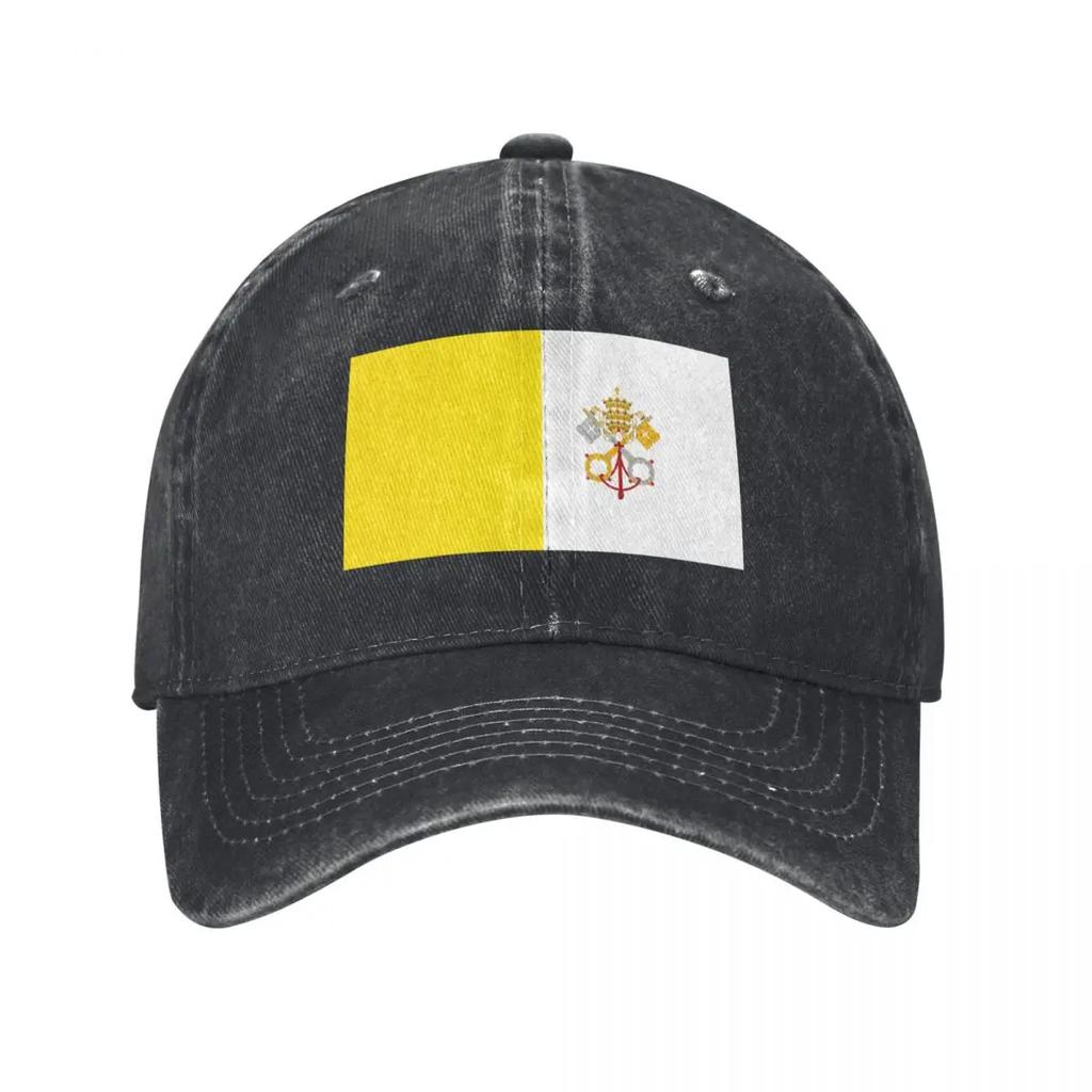 Vatican Flag Baseball Cap Golf Hat Unisex Foam Party Hat Luxury Unisex Hat Golf Wear Unisex Womens