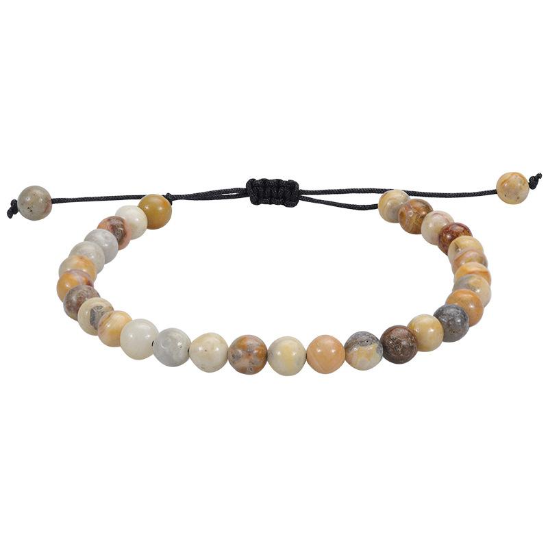 Fashion Natural Stone Tiger Eye Bracelet Lava Rock Bracelet Stress Relief Bracelets Unisex Jewelry Gifts