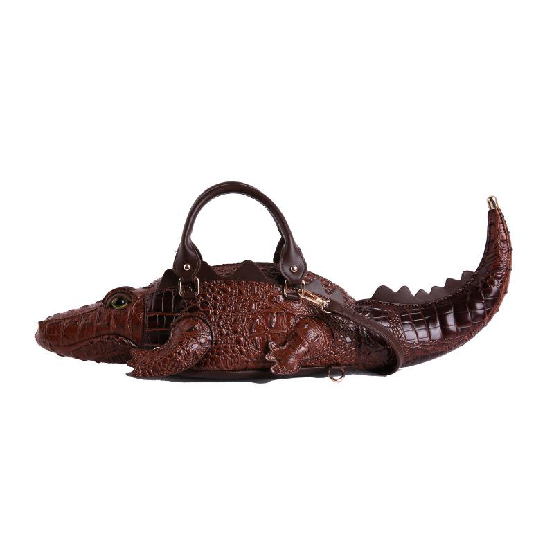 Außenhandel kreative lustige besondere Form Handtasche Umhängetasche Nischen-Design dreidimensionale Krokodil-Tasche Spice Girl Umhängetasche