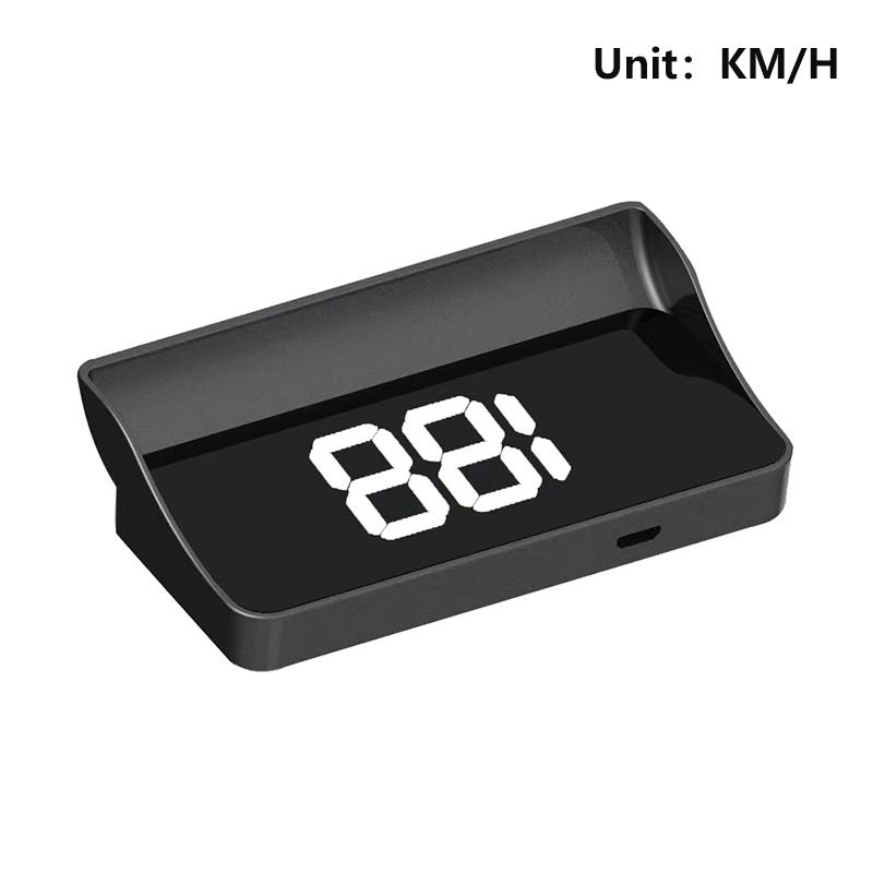 

Автомобильный цифровой спидометр Head Up Display Транспортные средства Датчик скорости Hud Проектор на лобовое стекло для грузовиков GPS Помощь вождению Инструмент белый