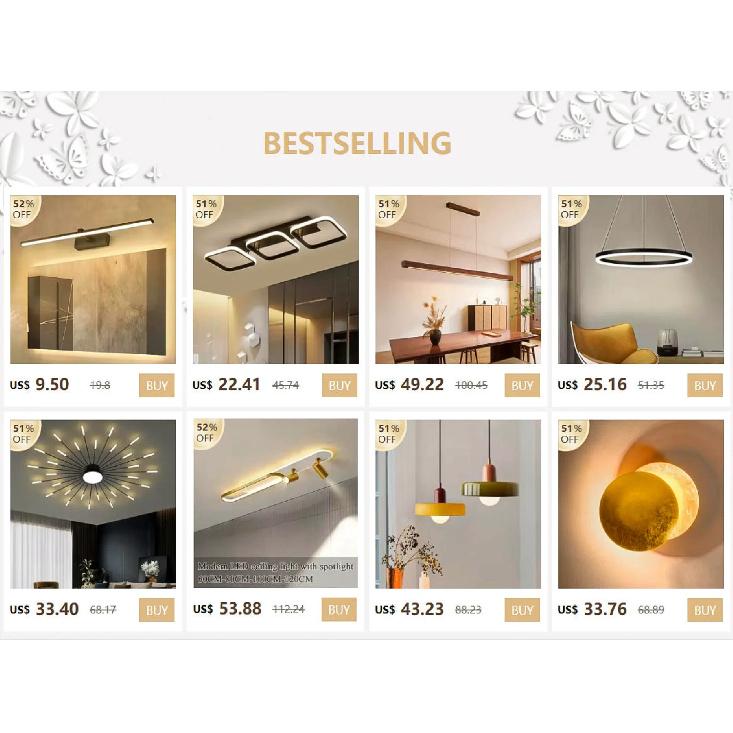 DAMIASMIL Modern LED Wall Lamp for Bedroom Bedside Wall Lights Home Living Room Decoration Interior Wall Sconce Fixture Luster