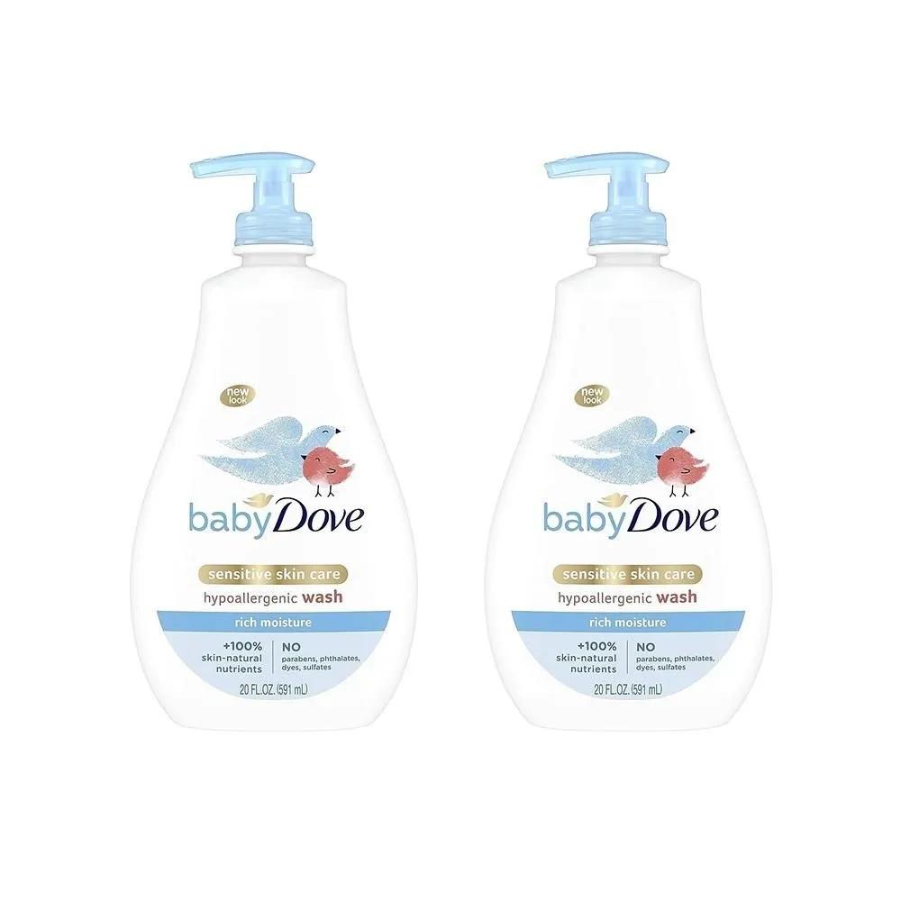 591 мл 2 шт. Глубокое увлажнение Baby Dove Уход за чувствительной кожей Детский гель для купания