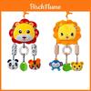 Peluche para Cuna de Coche de Bebé con Sonajero y Estimulación Visual y Auditiva para Recién Nacidos y Bebés
