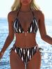 European Style Sexy Black Two-Piece Bikini Swimsuit for Vacation 2026