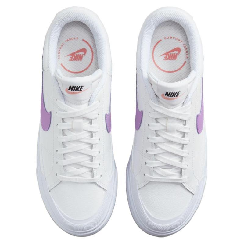 Nike Court Legacy Lift White Rush Fuchsia Women's  Sneakers  DM7590-103
