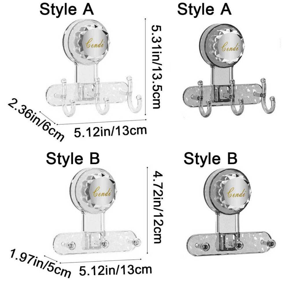 No Drill Powerful Suction Cup Hooks Heavy Duty Towel Wall Hook Vacuum Suction Hanger Living Room