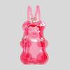 New cute transparent bear gummy backpack going out to play children's messenger bag PVC jelly bag