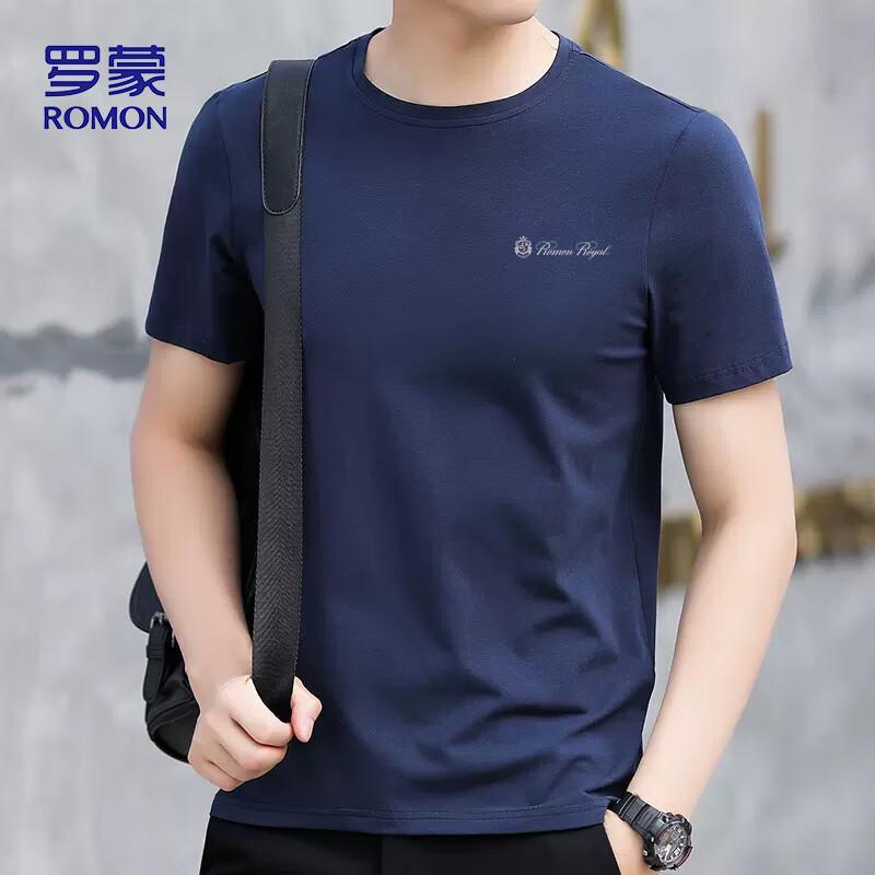 Romon Men s Lightweight Ice Silk Short Sleeve T-Shirt XL 3090₽