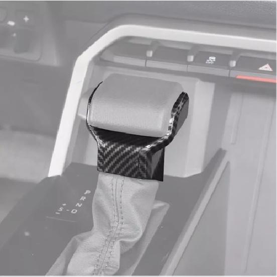 For Toyota Tacoma 2024-2025 Carbon Fiber Interior Gear Shifter Knob Cover Trim3*