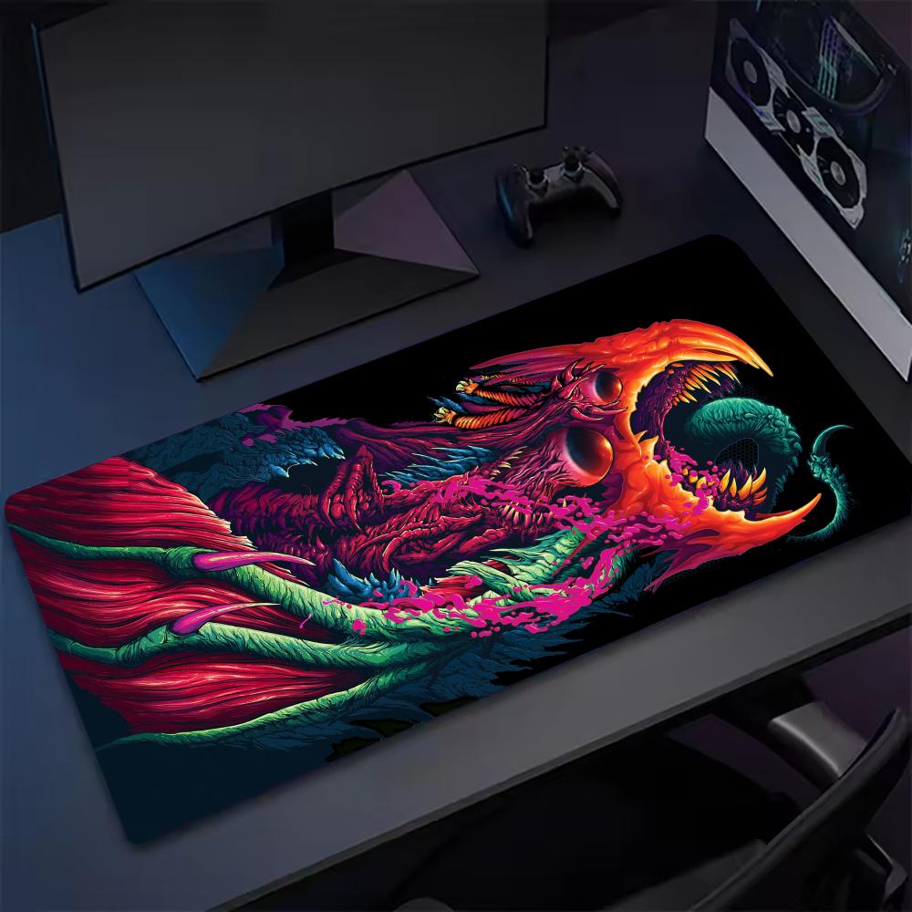 Anime Monster Mouse Pad Large laptop monitor MousePad phone XXL Gaming Rubber tablet Lock Desk Mat Computer Gamers work office